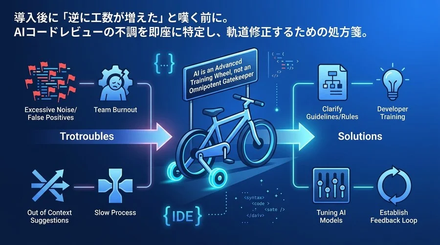 AIコードレビューの不調を特定し軌道修正する：開発プロセス改善のトラブルシューティング