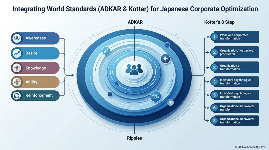 世界標準のフレームワークを日本企業に最適化する：ADKARとコッターの統合 - Section Image
