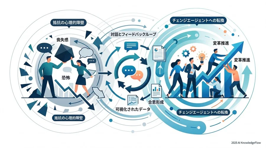ベストプラクティス②：抵抗勢力を「チェンジエージェント」へ転換する巻き込み術 - Section Image