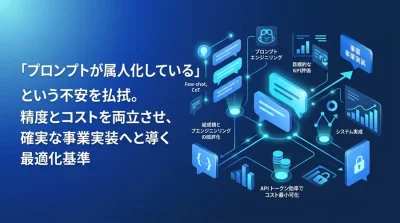 「プロンプト属人化」からの脱却：AI運用における精度・コスト・リスクの最適化基準