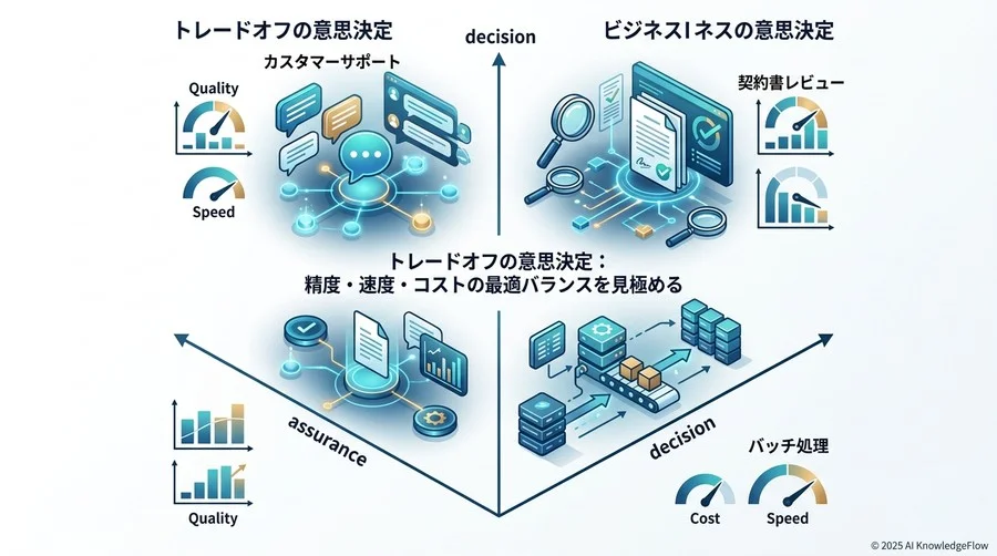 トレードオフの意思決定：精度・速度・コストの最適バランスを見極める - Section Image 3