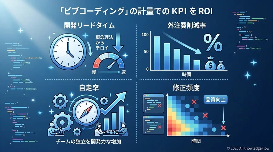 バイブコーディングの成否を分ける4つの主要KPI - Section Image