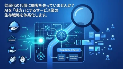 効率化の罠を回避するサービス業のAI活用ガイド：ホスピタリティと技術の融合
