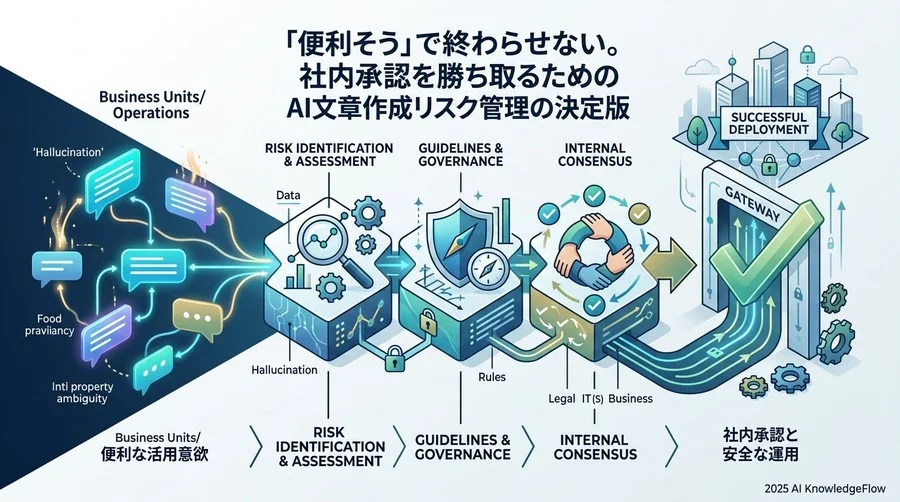 5. 残存リスクを許容し、導入を成功させる「AI利用ガイドライン」の策定 - Section Image