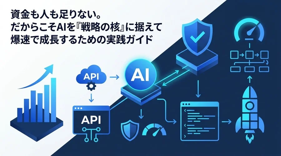 資金も人も足りないスタートアップのAI戦略実践ガイド：MVP開発とAPI活用の始め方