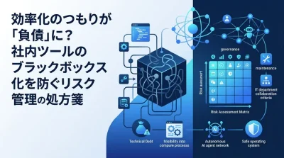 効率化のつもりが技術負債に？社内ツール自動化のブラックボックス化を防ぐリスク管理の処方箋
