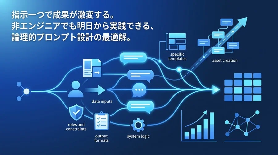 指示一つで成果が激変する。非エンジニアでも明日から実践できる論理的プロンプトエンジニアリングの最適解