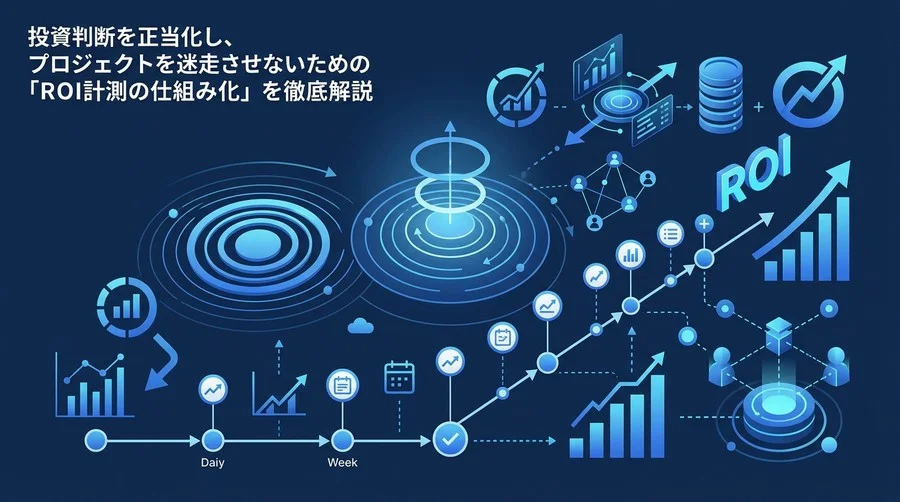 AI導入のROI測定はなぜ失敗するのか？投資対効果を証明しプロジェクトを迷走させない運用フロー構築術