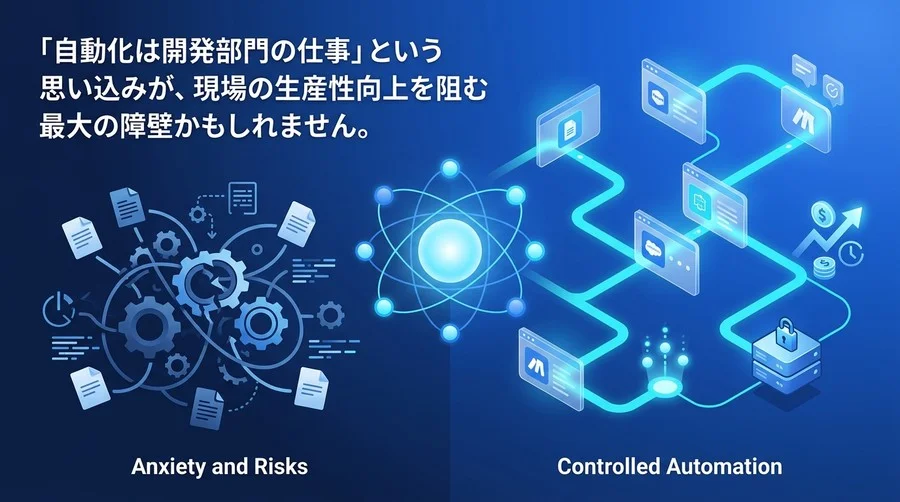 非IT部門の不安を払拭する業務自動化の真実：n8n・Make活用とリスク管理の最適解