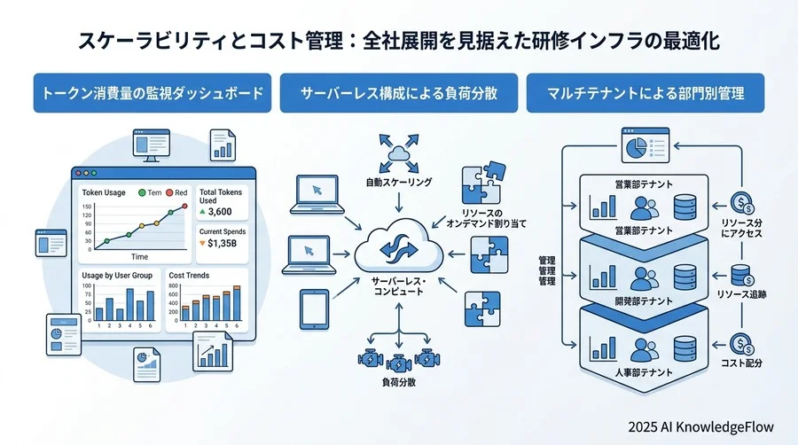 スケーラビリティとコスト管理：全社展開を見据えた研修インフラの最適化 - Section Image 3