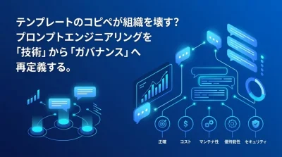 テンプレート依存が組織を壊す？プロンプトエンジニアリング基礎とガバナンス構築の評価基準