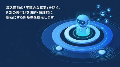 ROI測定の法的リスクと不当表示対策：B2B契約を強固にする効果可視化ガイド