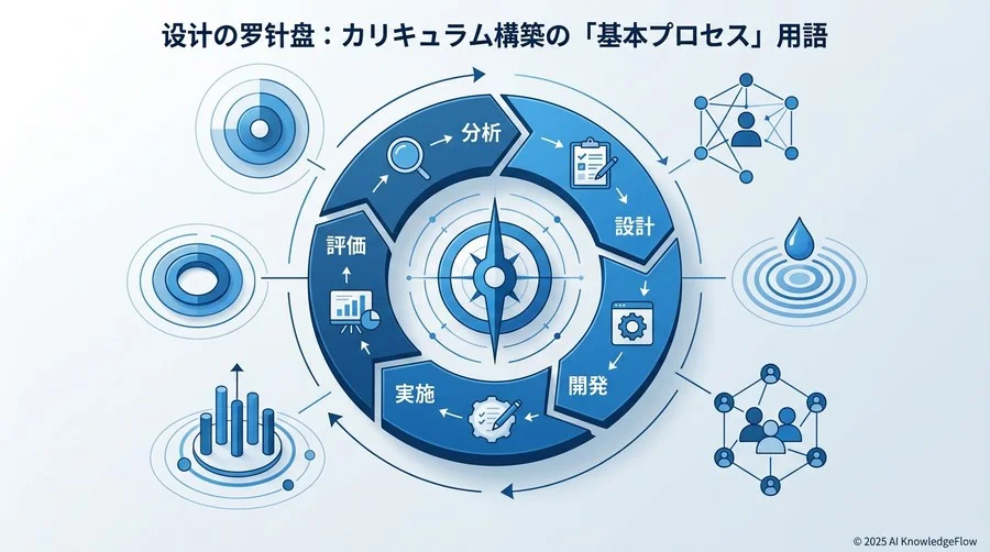 設計の羅針盤：カリキュラム構築の「基本プロセス」用語 - Section Image