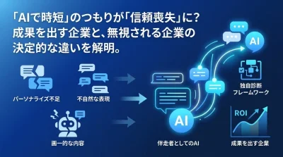 「AIで時短」が信頼喪失を招く？B2Bメール・文章作成の失敗パターンと改善アプローチ