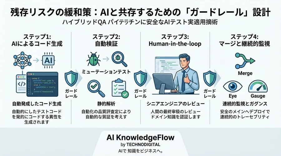 AIテスト・デバッグ自動化の潜在リスクと品質保証ガバナンス構築ガイド - Conclusion Image