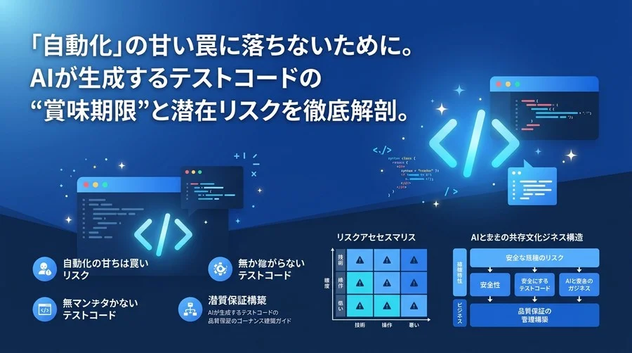 AIテスト・デバッグ自動化の潜在リスクと品質保証ガバナンス構築ガイド