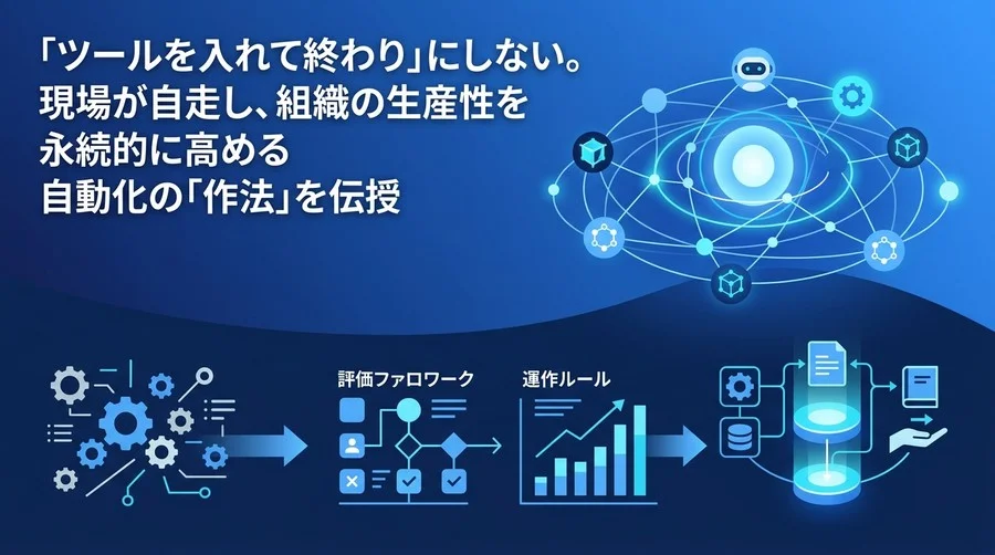 社内ツール自動化で失敗しない実践ガイド：現場が自走しブラックボックス化を防ぐ方法