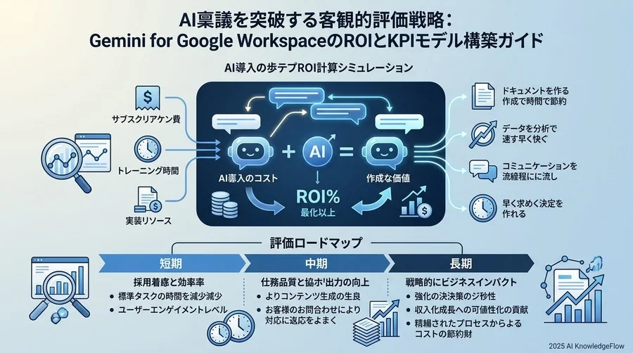 ROI（投資対効果）を最大化する評価フレームワークの構築手順 - Section Image