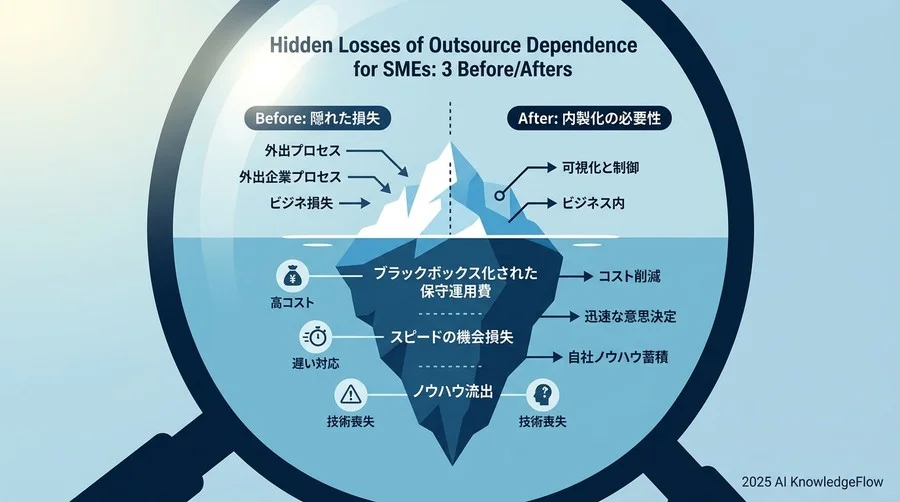 中堅中小企業が直視すべき「外注依存」の隠れた損失：3つのBefore/After - Section Image