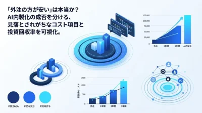 「外注の方が安い」は本当か？AI内製化の成否を分けるコスト構造とROI分析