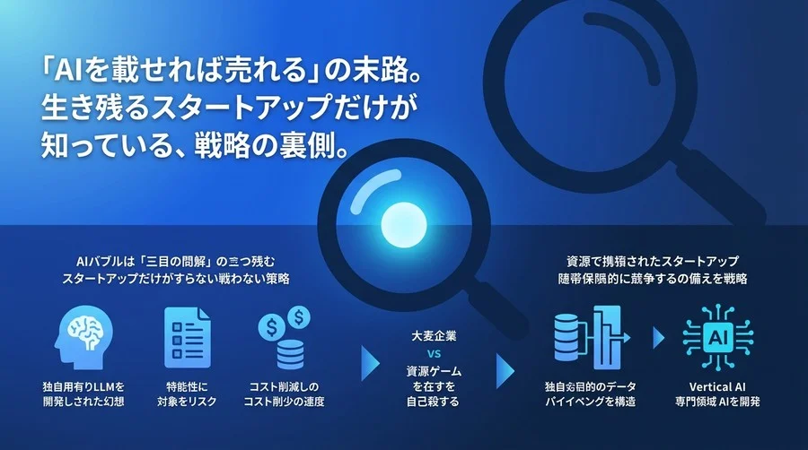 「AIを載せれば売れる」の末路。生き残るスタートアップのAI戦略
