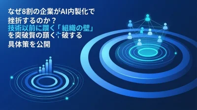 なぜ8割の企業がAI内製化で挫折するのか？「組織の壁」を突破する5段階ロードマップ