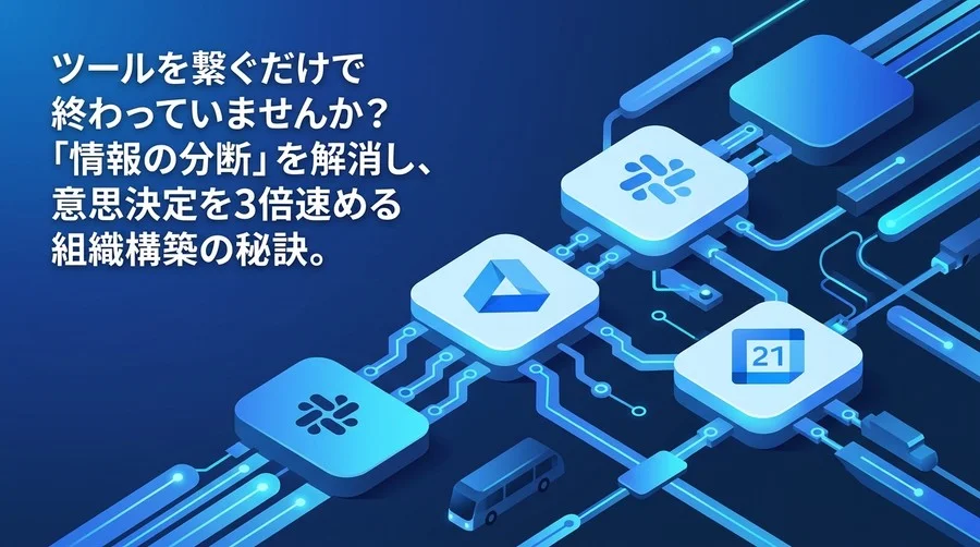Slack・Drive・カレンダー連携で意思決定を加速するワークフロー設計と運用ガバナンス