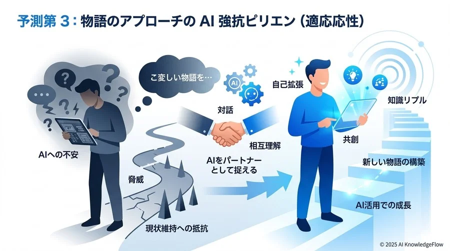 予測③：AIレジリエンス（適応力）を高めるための「ナラティブ・アプローチ」 - Section Image 3