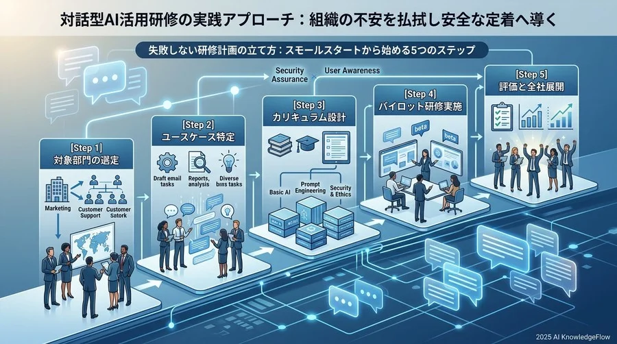 失敗しない研修計画の立て方：スモールスタートから始める5つのステップ - Section Image