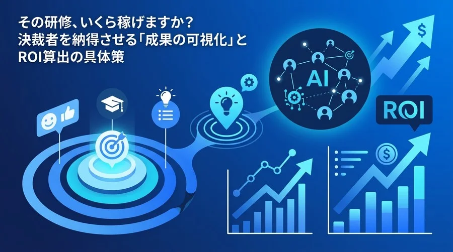 その研修、いくら稼げますか？決裁者を納得させるAI研修カリキュラム設計とROI算出の具体策