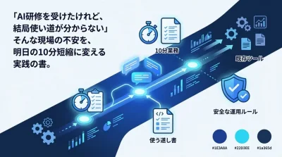 対話型AI活用研修を無駄にしない！非エンジニア向け「10分自動化」実践アプローチ