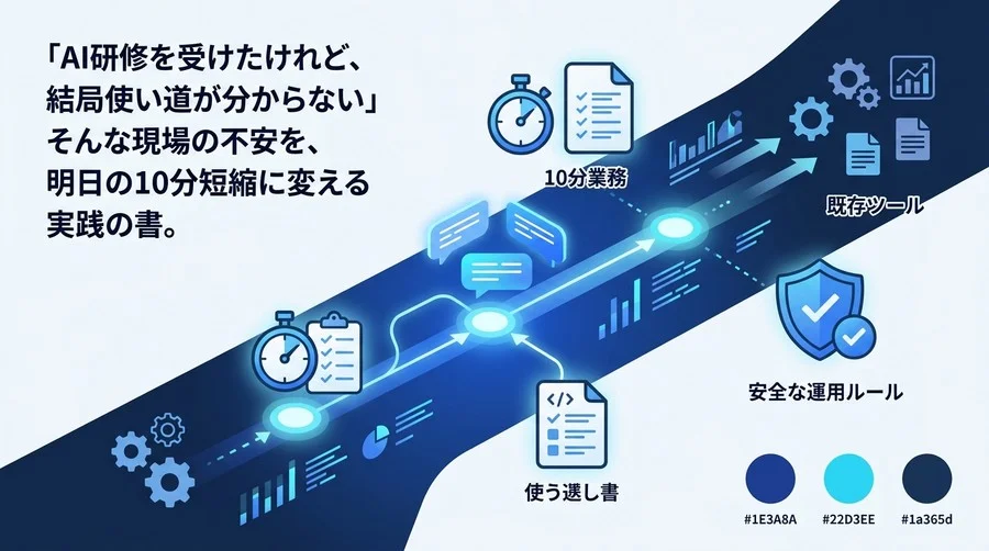 対話型AI活用研修を無駄にしない！非エンジニア向け「10分自動化」実践アプローチ