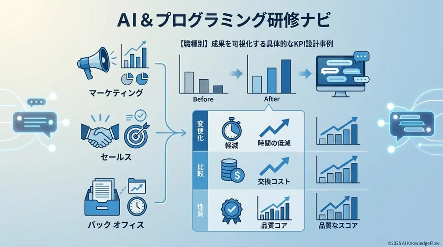 【職種別】成果を可視化する具体的なKPI設計事例 - Section Image