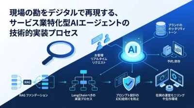 現場の勘をデジタルで再現する、サービス業特化型AIエージェントの実装とRAG構築アプローチ
