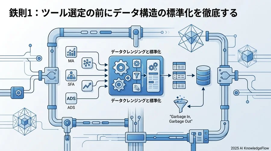 【鉄則1】「ツール選定」の前に「データ構造の標準化」を徹底する - Section Image
