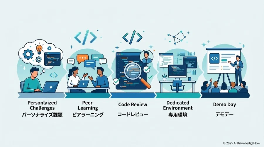【ベストプラクティス】スキル定着率を飛躍させる「5つの鉄則」 - Section Image