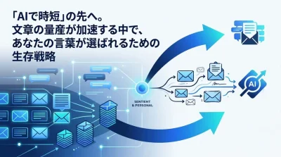 AI文章作成が飽和する2026年、B2Bメールで選ばれるための生存戦略