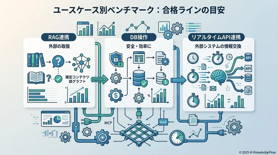 ユースケース別ベンチマーク：合格ラインの目安 - Section Image
