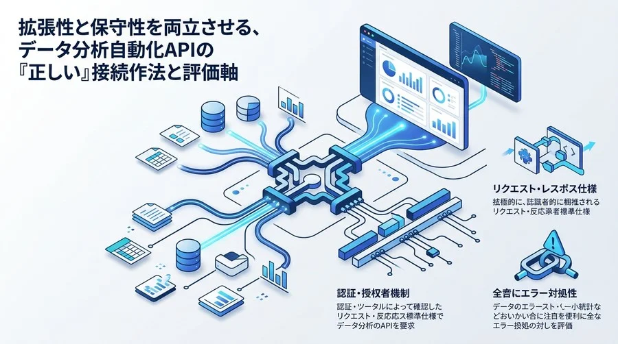 データ分析自動化APIの実装と評価基準：拡張性と保守性を両立する設計指針