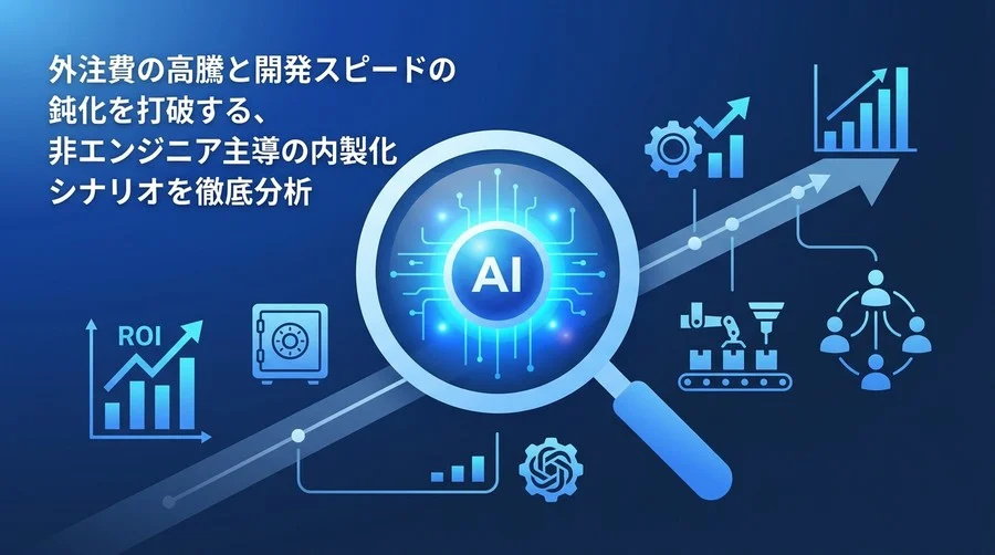 中堅企業向けAI内製化の実践シナリオ：外注依存から脱却する開発体制の作り方