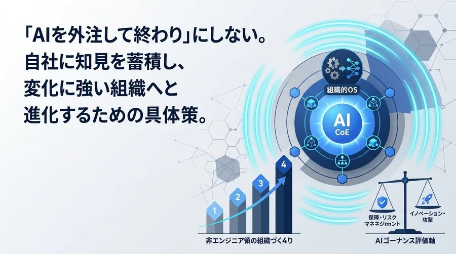 AI内製化を持続可能にする組織づくりとガバナンス構築の実践アプローチ