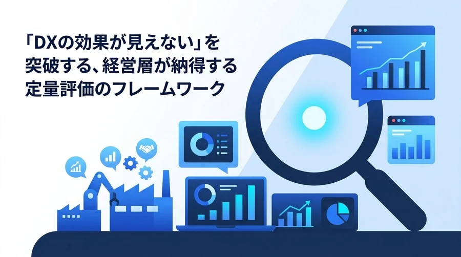 「DXの効果が見えない」を突破する、製造業向けROI算定と成功指標の実践ガイド