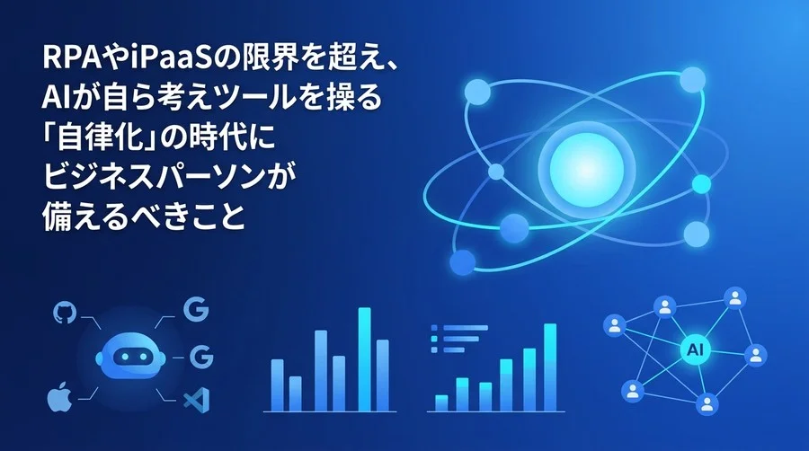 「UIは消滅する」RPAの限界を超える社内ツール自動化とAIエージェントの未来