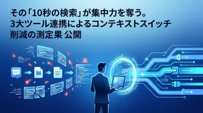 その「10秒の検索」が集中力を奪う。SlackとGoogle連携によるコンテキストスイッチ削減の定量的評価