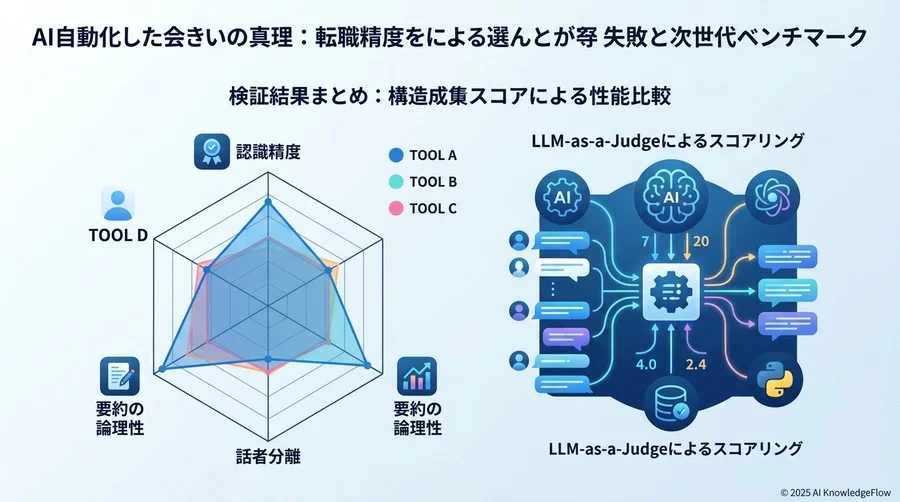 検証結果サマリー：構造化スコアによる性能比較 - Section Image