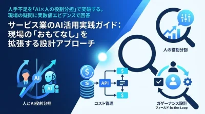 サービス業のAI活用実践ガイド：現場の「おもてなし」を拡張する設計アプローチ