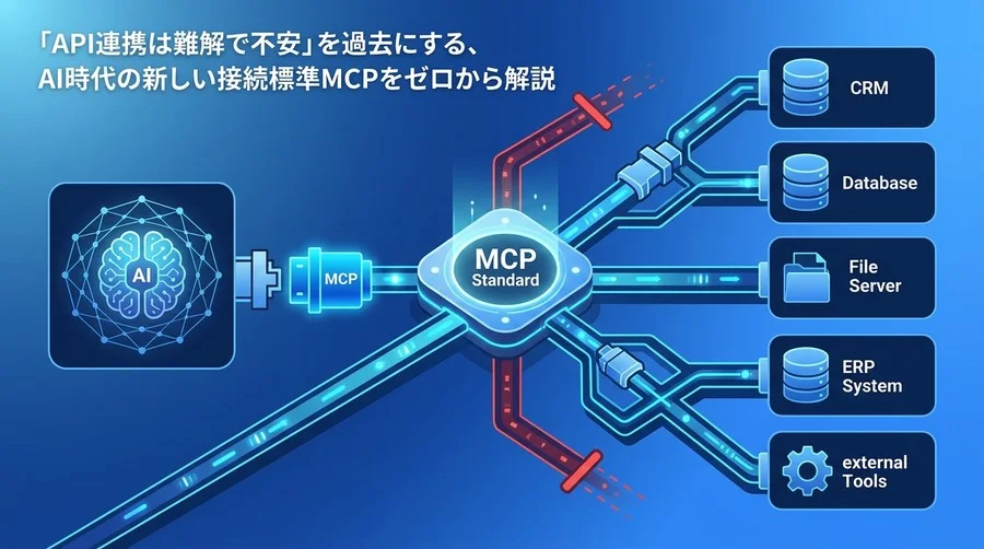 API連携の不安を解消するMCP設計入門｜AI時代の安全な接続アプローチ