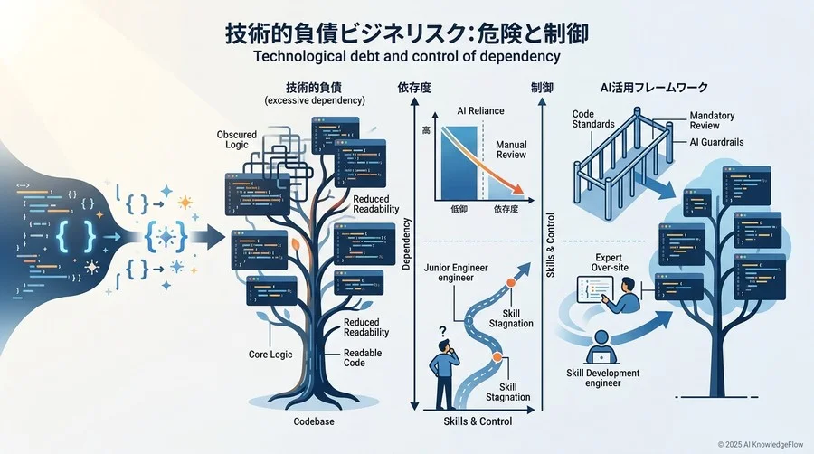 運用およびビジネスリスク：技術的負債と依存度のコントロール - Section Image