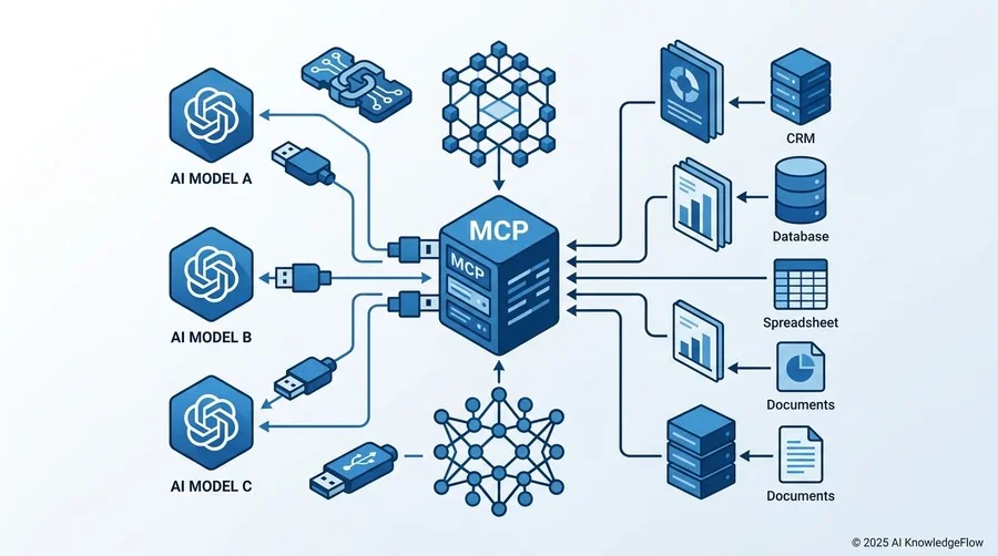 Tip 1：MCPは「AIとデータの共通コネクタ」と捉える - Section Image