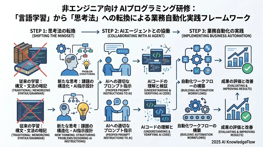 非エンジニアが「AIプログラミング」を武器にするための5ステップ - Section Image 3